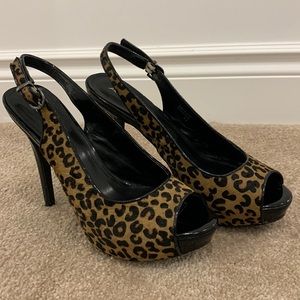 Aldo Animal Print High Heels Shoes, size EU 41
